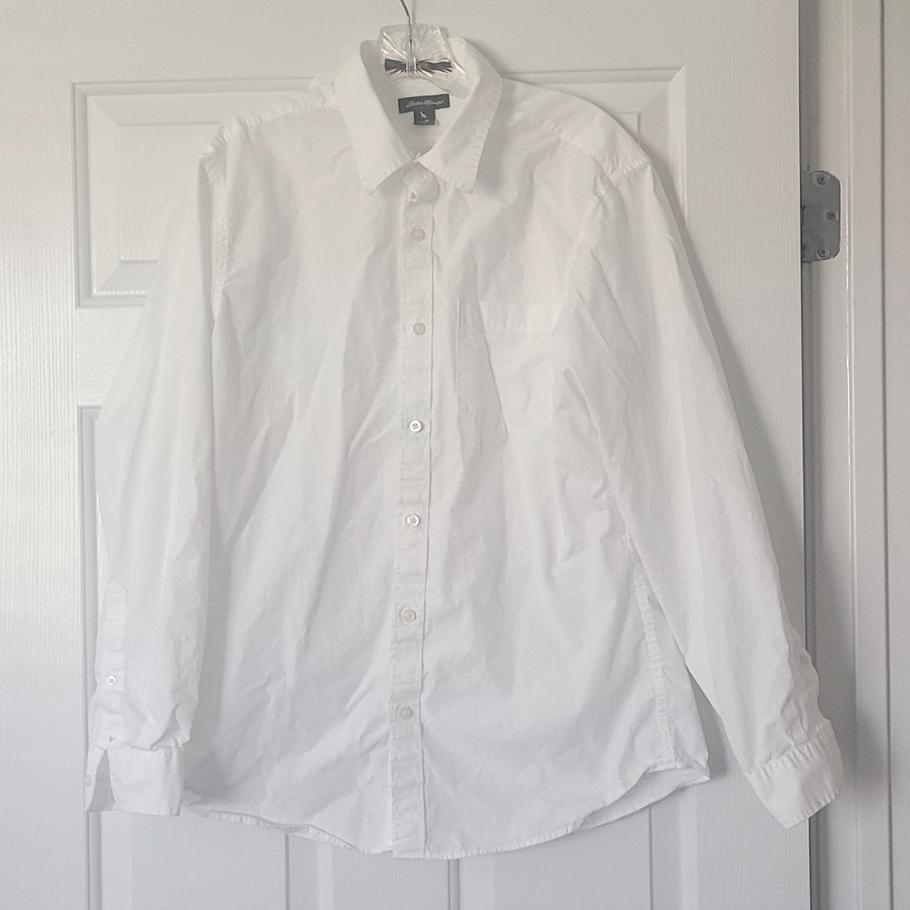 Eddie Bauer White Button-Down